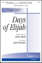 Days of Elijah SATB choral sheet music cover